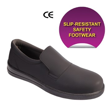Static Dissipative Slip Resistant Safety Shoes HS-094BK
