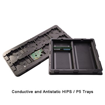 Conductive and Antistatic HIPS / PS Trays