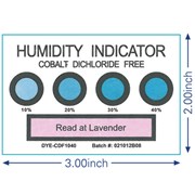 Humidity Indicator Card - Cobalt Dichloride Free HIC