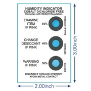 Cobalt Dichloride Free Humidity Indicator Cards