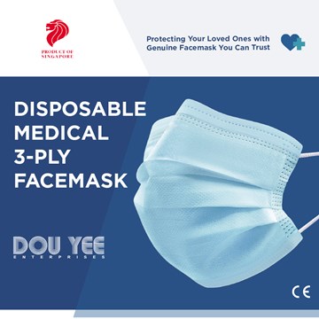 Disposable Medical 3-Ply Face Mask