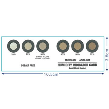 Cobalt Free - Humidity Indicator Card (HIC)