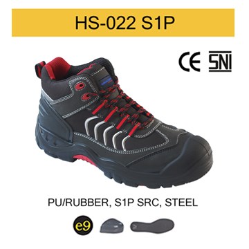 Static Dissipative Safety Shoes (PU/RUBBER) - S1P SRC