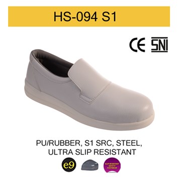 Static Dissipative Slip-Resistant Safety Shoes (PU/Rubber) - S1 SRC