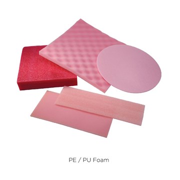 Pink Anti-static Packaging Foams
