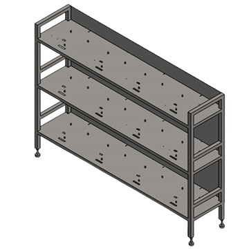 RFID 300mm 3x4 Rack