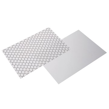 Static Dissipative Metallized/Carbon Grid Sheets